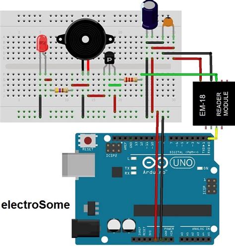 multiple em-18 rfid reader module interfaced with arduino uno|arduino rfid module.